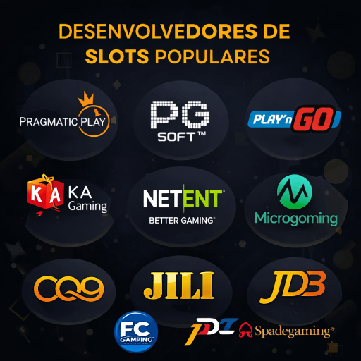 Parceiros desenvolvedores de jogos slots da 2288BET no Brasil